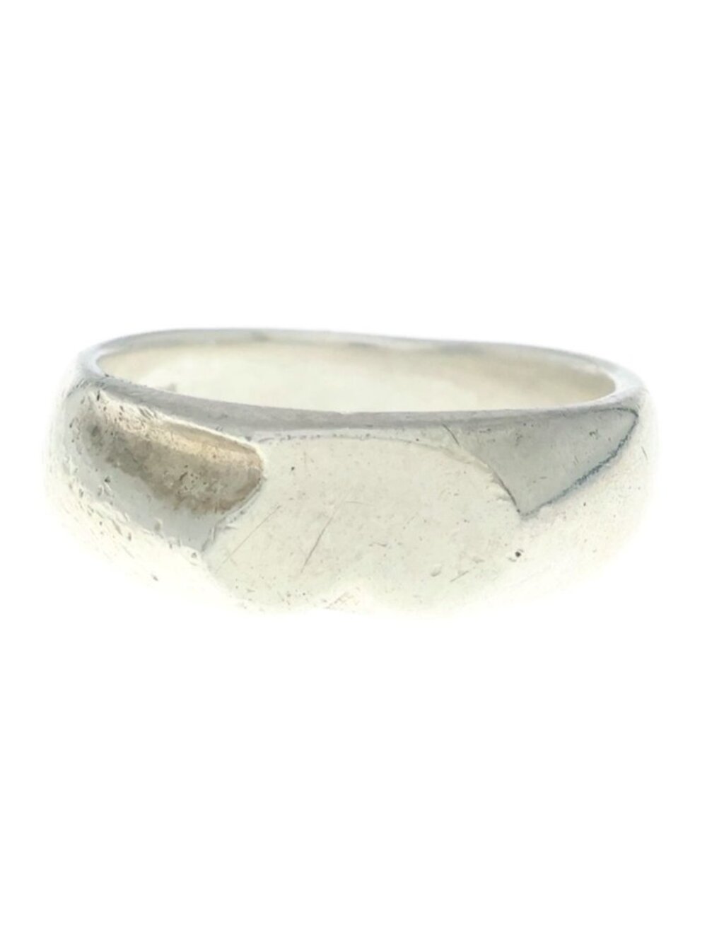 Tiffany & Co Signet Heart Ring Silver